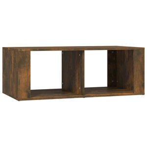 vidaXL Table basse Chêne fumé 100x50x36 cm Bois d'ingénierie