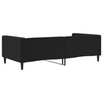 vidaXL Lit de repos sans matelas noir 100x200 cm velours