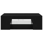 vidaXL Meuble TV Noir 90 x 39 x 30 cm Bois d'ingénierie