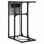 vidaXL Table de chevet Sonoma gris Bois d'ingénierie