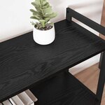 vidaXL Bibliothèque Chêne noir 80 x 30 x 83 cm Bois d'ingénierie