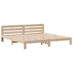 vidaXL Cadre de lit sans matelas 200x200 cm bois massif de pin