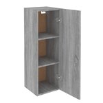 vidaXL Meubles TV 2 Pièces Sonoma gris 30 5x30x90 cm Bois d'ingénierie