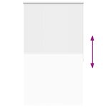 vidaXL Store enrouleur occultant 84 4 x 175 cm largeur du tissu 80 cm blanc