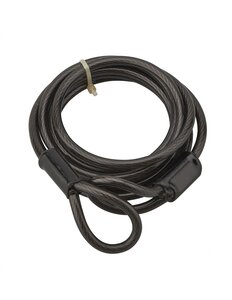 THIRARD - Câble antivol Twisty  vélo  abris de jardin  câble acier 1.80m - THIRARD