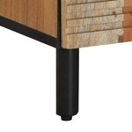 Table de chevet vidaXL 50x33x60 cm en bois massif d'acacia