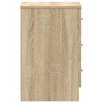 vidaXL Table de chevet Chêne Sonoma 38x35x56 cm Bois d'ingénierie