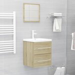vidaXL Armoire d'évier Chêne sonoma 41x38 5x48 cm Bois d’ingénierie