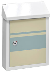 Boîte aux Lettres en Acier Sérigraphié  Smart Graphic E5721-STR  Fente  Blanc
