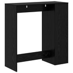 vidaXL Table de bar Chêne noir 101 x 40 x 103 5 cm Bois d'ingénierie