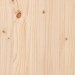 vidaXL Cadre de lit sans matelas 135x190 cm bois de pin massif