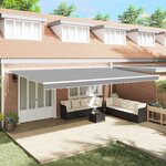 vidaXL Auvent Blanc 6 x 3 m Métal