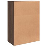 vidaXL Buffets 2 Pièces chêne marron 60x31x84 cm bois d'ingénierie