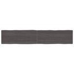 vidaXL Dessus de table bois massif traité bordure assortie
