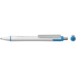 Stylo à bille rétractable slider xite bleu pte extra large bleu x 10 schneider