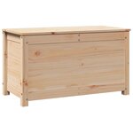 vidaXL Boîte de rangement 80x40x45 5 cm Bois massif de pin