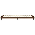 vidaXL Cadre de lit sans matelas chêne marron 90x190cm bois ingénierie