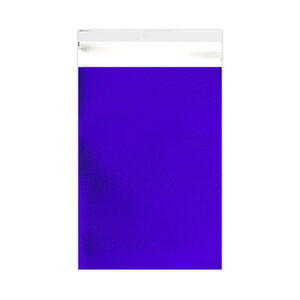 Lot de 50 sachet alu mat bleu foncé 250x180 mm