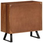 vidaXL Armoire à tiroirs marron miel 70x35x70 cm bois massif d'acacia