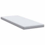 vidaXL Matelas avec Couche de Coco Blanc 200 x 80 cm Mousse PU