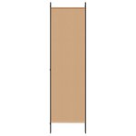 vidaXL Paravent 5 panneaux Beige 250 x 180 cm Tissu