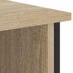 vidaXL Cabinet de chevet Chêne Sonoma 55 x 31 x 76 cm