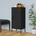 vidaXL Armoire de rangement Noir 42 5x35x101 5 cm Acier