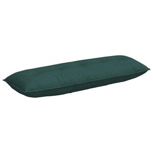 vidaXL Coussin de Dos Vert foncé 140 x 19 x 50 cm tissu