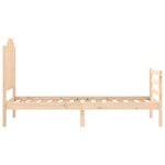 vidaXL Cadre de lit sans matelas bois massif