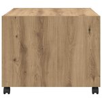 vidaXL Table basse chêne artisanal 55 x 55 x 45 cm Bois d'ingénierie