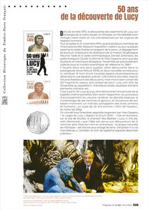 Document philatélique - 50 ans de la découverte des ossements de Lucy