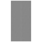 vidaXL Bâche de piscine gris clair 500x250 cm géotextile polyester