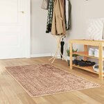 vidaXL Coureur de Tapis MARSA Jaune 100 x 200 cm Polyester et PVC