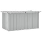 vidaXL Boîte de rangement de jardin Gris 129x67x65 cm