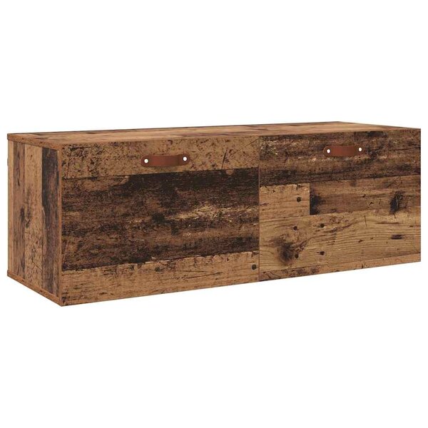 vidaXL Meuble mural Bois ancien 100 x 36.5 x 35 cm Bois d'ingénierie