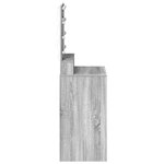 vidaXL Coiffeuse Gris Sonoma 50 x 41 x 135 cm Bois d'ingénierie