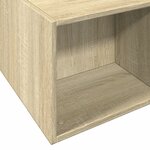 vidaXL Cadre de lit sans matelas chêne sonoma 150x200 cm