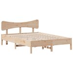 vidaXL Cadre de lit sans matelas 120x190 cm bois de pin massif