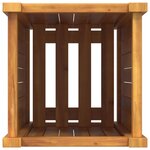 vidaXL Jardinière avec doublure 31x31x75 cm bois massif d'acacia