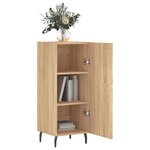 vidaXL Buffet Chêne sonoma 34 5x34x90 cm Bois d'ingénierie