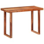 vidaXL Table à dîner 110x50x76 cm Bois d'acacia solide