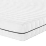 vidaXL Matelas en mousse moyennement doux 200x200 cm