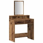 vidaXL Coiffeuse Bois ancien 79 x 41 x 140 cm Bois d'ingénierie
