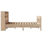 vidaXL Cadre de lit sans matelas 120x200 cm bois de pin massif