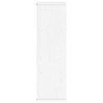 vidaXL Armoire latérale tiroirs ODDA blanc 40x24x79 cm bois massif pin