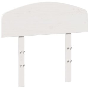 vidaXL Tête de lit blanc 75 cm bois massif de pin