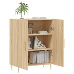 vidaXL Buffet chêne sonoma 69 5x34x90 cm bois d'ingénierie