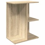 vidaXL Tables de chevet 2Pièces chêne sonoma 46 5x29x61cm bois ingénierie