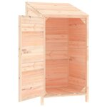 vidaXL Remise de jardin 55x52x112 cm Bois de sapin solide
