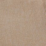 vidaXL Rideau occultant d'aspect de lin avec crochets beige 290x245 cm